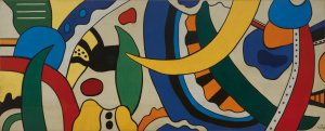 Fernand Léger Composition, 1953 Wandgemälde für das Passagierschiff Lucania Museu Coleção Berardo, Lisbon © VG Bild-Kunst, Bonn 2016
